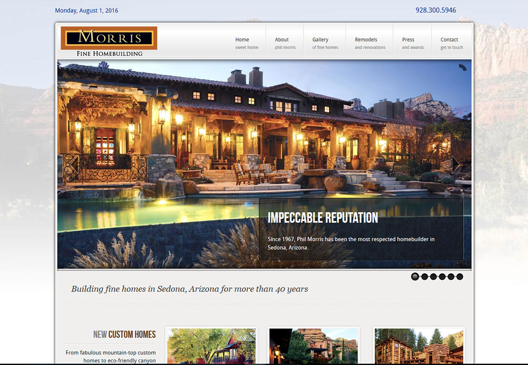 HTML web design in Sedona Arizona