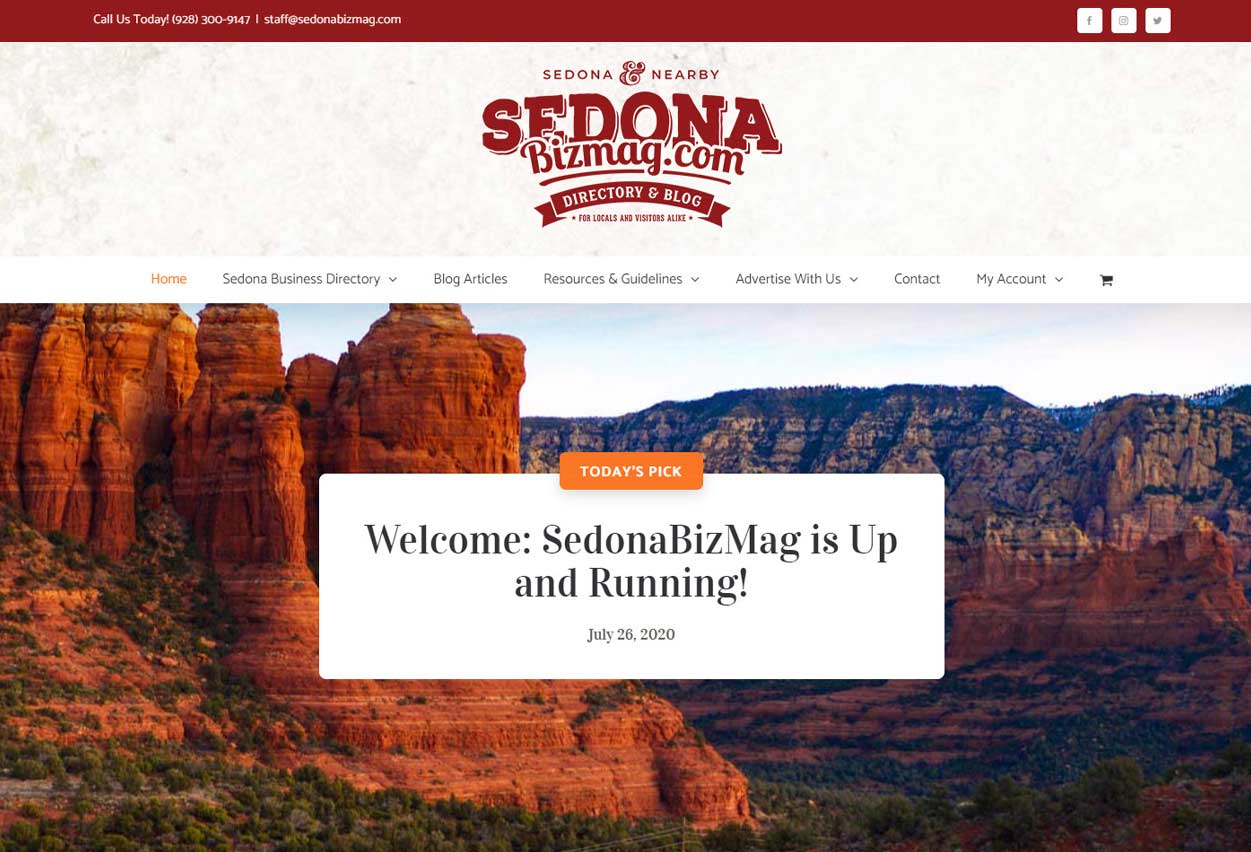 Sedona Advertising Directory and Blog
