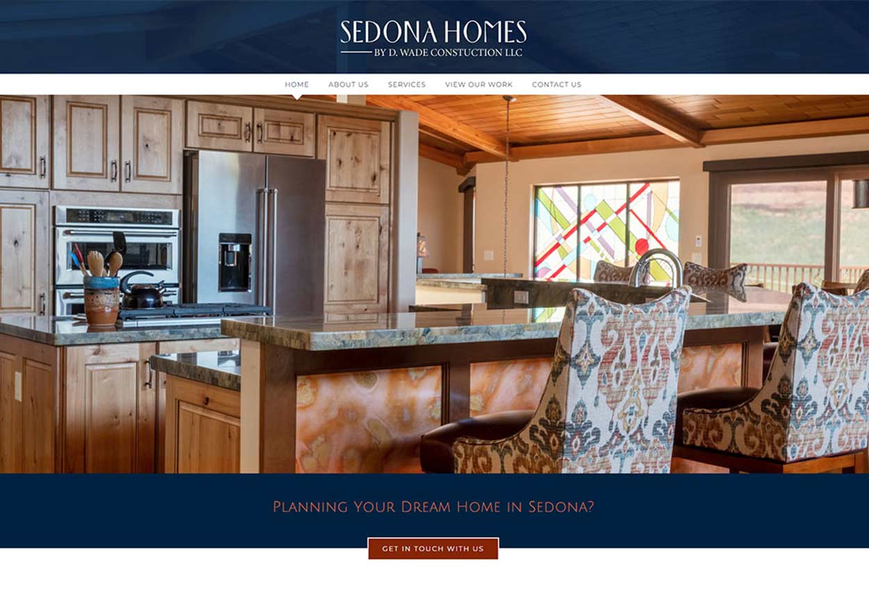 Websites for Sedona Home Builders