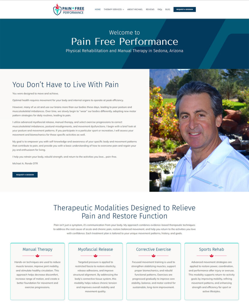 Websites for Physical and Massage Therapists